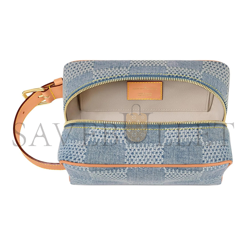 LOUIS VUITTON DENIM LOCKER DOPP KIT N40753 (23*13*12cm)